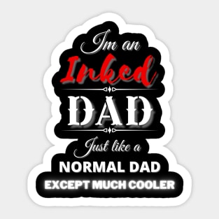 Inked DAD BLV Sticker